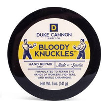 Load image into Gallery viewer, Duke Cannon Bloody Knuckles Fragrance Free Hand Repair Balm - 5oz