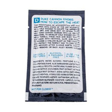 Load image into Gallery viewer, Duke Cannon Cold Shower Face Wipes Cooling Field Towels - Trial Size - 1ct