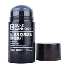 Load image into Gallery viewer, Duke Cannon Natural Charcoal Deodorant Bergamot &amp; Black Pepper