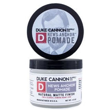 Load image into Gallery viewer, Duke Cannon News Anchor Medium to Strong Hold Natural Matte Finish Pomade - 4.6oz