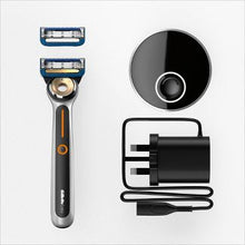 Load image into Gallery viewer, Gillette Labs Heated Razor Starter Kit - Includes Heated Razor + 2 Razor Blade Cartridges &amp; Charging Dock