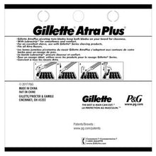 Load image into Gallery viewer, Gillette Atra Plus Men&#39;s Razor Blade Refills - 10ct