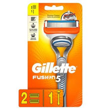 Load image into Gallery viewer, Gillette Fusion5 Men&#39;s Razor - 1 Handle + 2 Refills