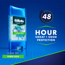 Load image into Gallery viewer, Gillette Power Rush Clear Gel Antiperspirant &amp; Deodorant