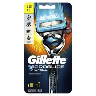 Gillette ProGlide Chill Menís Razor + 2 Razor Blade Refills – Men'sAisle