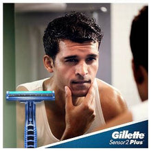 Load image into Gallery viewer, Gillette Sensor2 Plus Men&#39;s Disposable Razors - 10ct