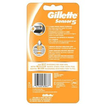 Load image into Gallery viewer, Gillette Sensor5 Men&#39;s Disposable Razors - 2ct