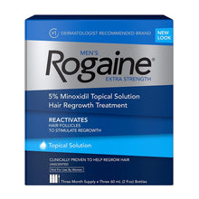 Load image into Gallery viewer, Men&#39;s Rogaine Extra Strength 5% Minoxidil Solution - 2 fl oz