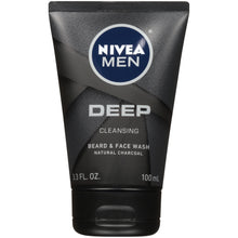 Load image into Gallery viewer, Nivea Men Deep Cleansing Beard &amp; Face Wash - 3.3 fl oz
