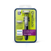 Load image into Gallery viewer, Philips Norelco OneBlade Hybrid Rechargeable Men&#39;s Electric Face &amp; Body Trimmer - QP2630/70